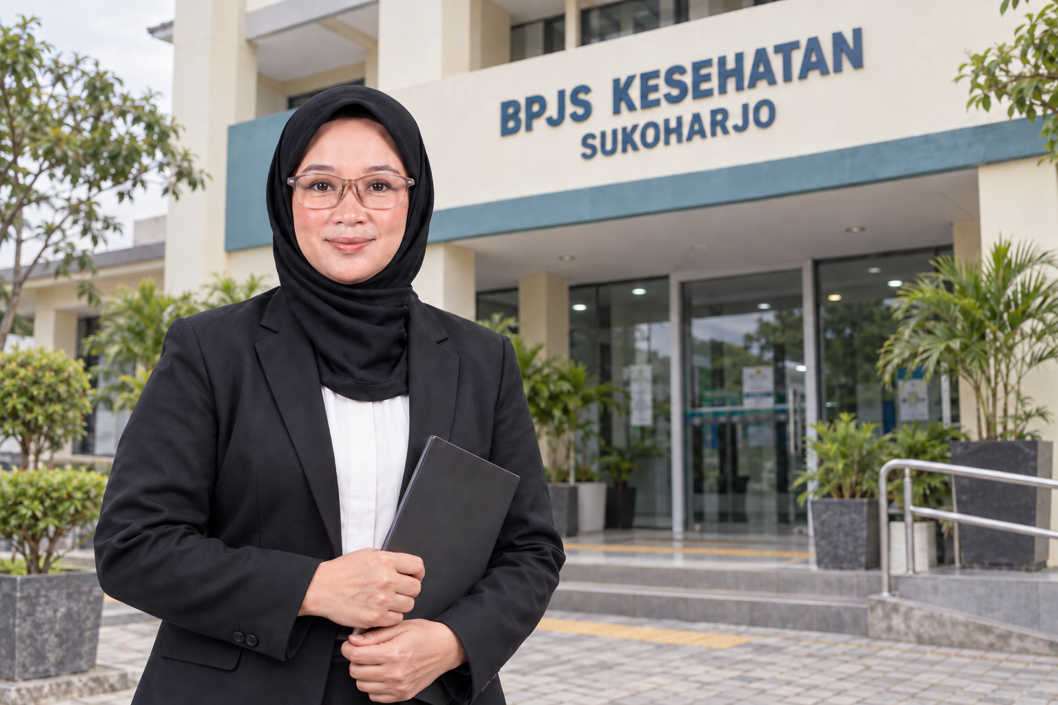 Ilustrasi AI: Layanan BPJS Sukoharjo